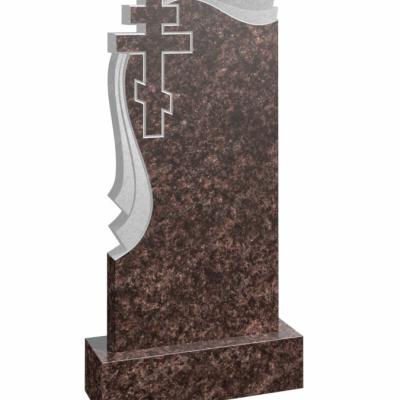 Вертикальный памятник изготовленный из Дымовского гранита
