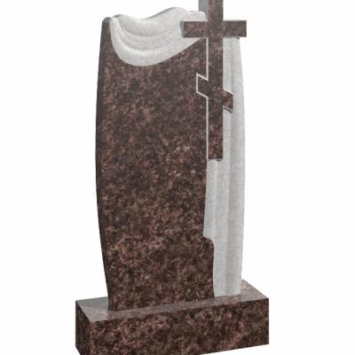 Вертикальный памятник изготовленный из Дымовского гранита